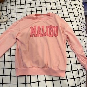 Shein Pink Malibu Sweatshirt